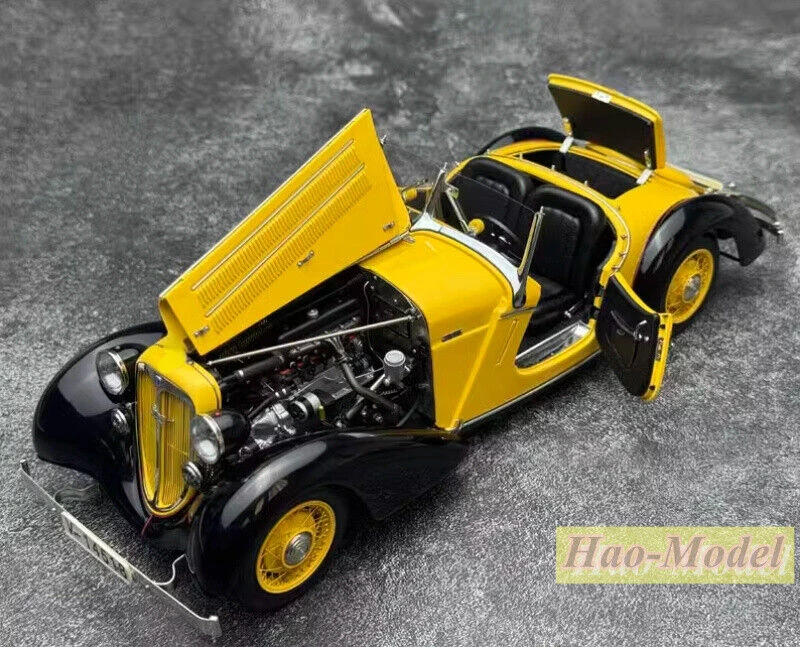 CMC 1:18 For AUDi 225 auto union Car Metal Alloy Diecast Model Toys Birthday Gifts Hobby Display Collection Ornaments Yellow