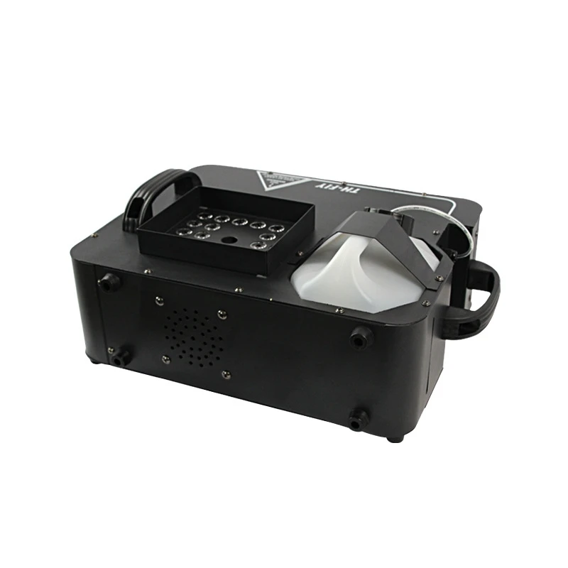 Special Effects Stage LED Fog Smoke Machine 1500W DMX512 Control 5000 Cu.ft/Min Output 3L Tank RGB Lighting for Events Weddings