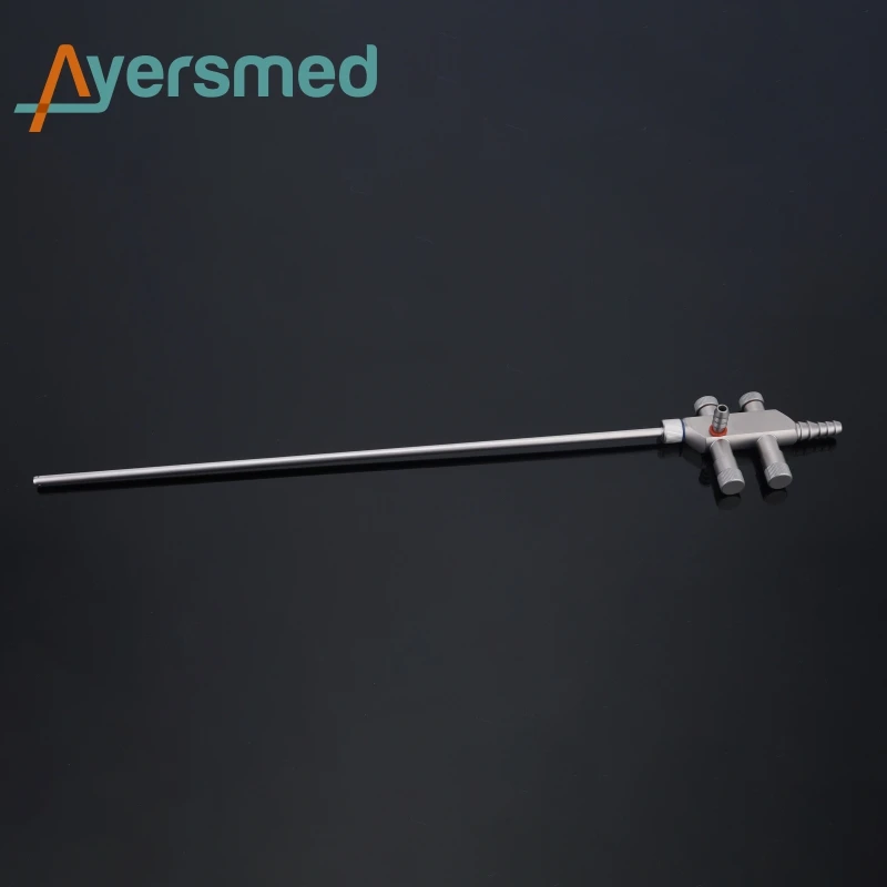 Laparoscopic Suction and Irrigation Tube Press Type With Two Buttons 5mm/10mm