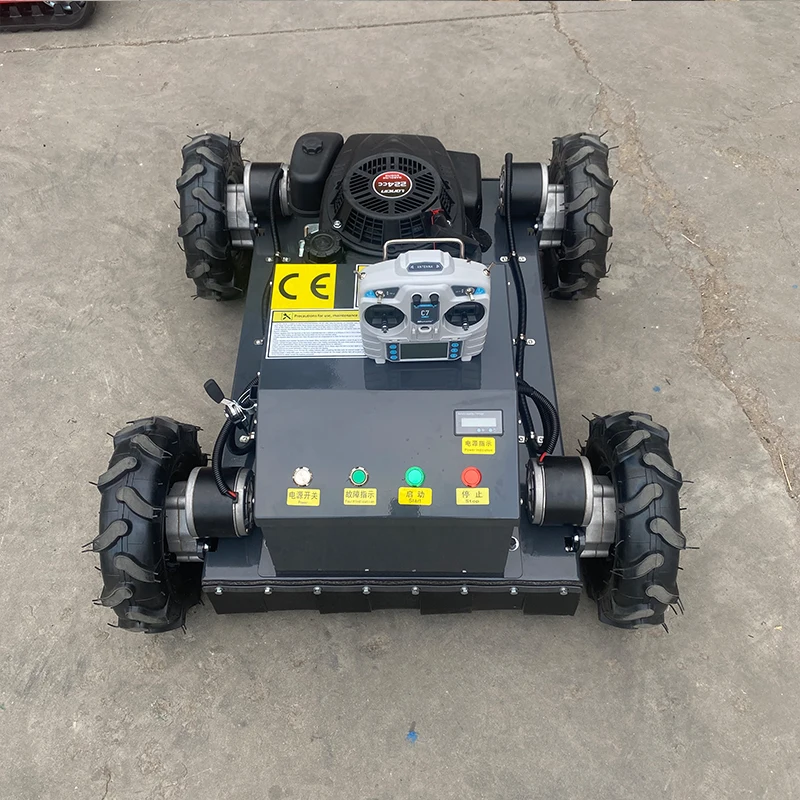 Customized Four Stroke Remote Control Lawn Mower Suitable for Garden and Farm Use, Professional Beauty Customer Service Answer