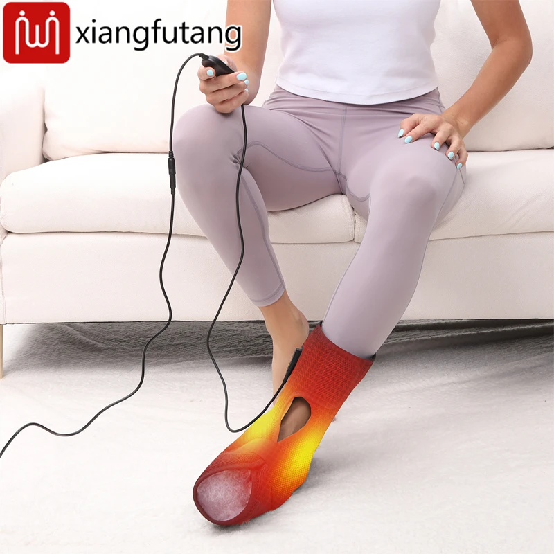 

Электрическая теплая обертка для ног с подогревом, массаж и таймер с 3 передачами, облегчает боль в суставах, отеки мышц, обеспечивает спортивное восстановление, идеально подходит для пожилых людей