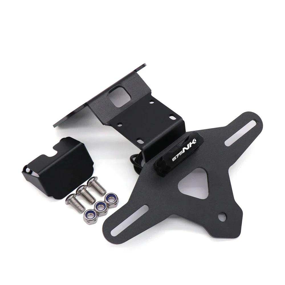 Motorcycle Non-Folding Rear License Plate Holder Fender Eliminator Kit Fit For 675NK 675 NK 675 SS Moto 675SR 675 SR SR-R