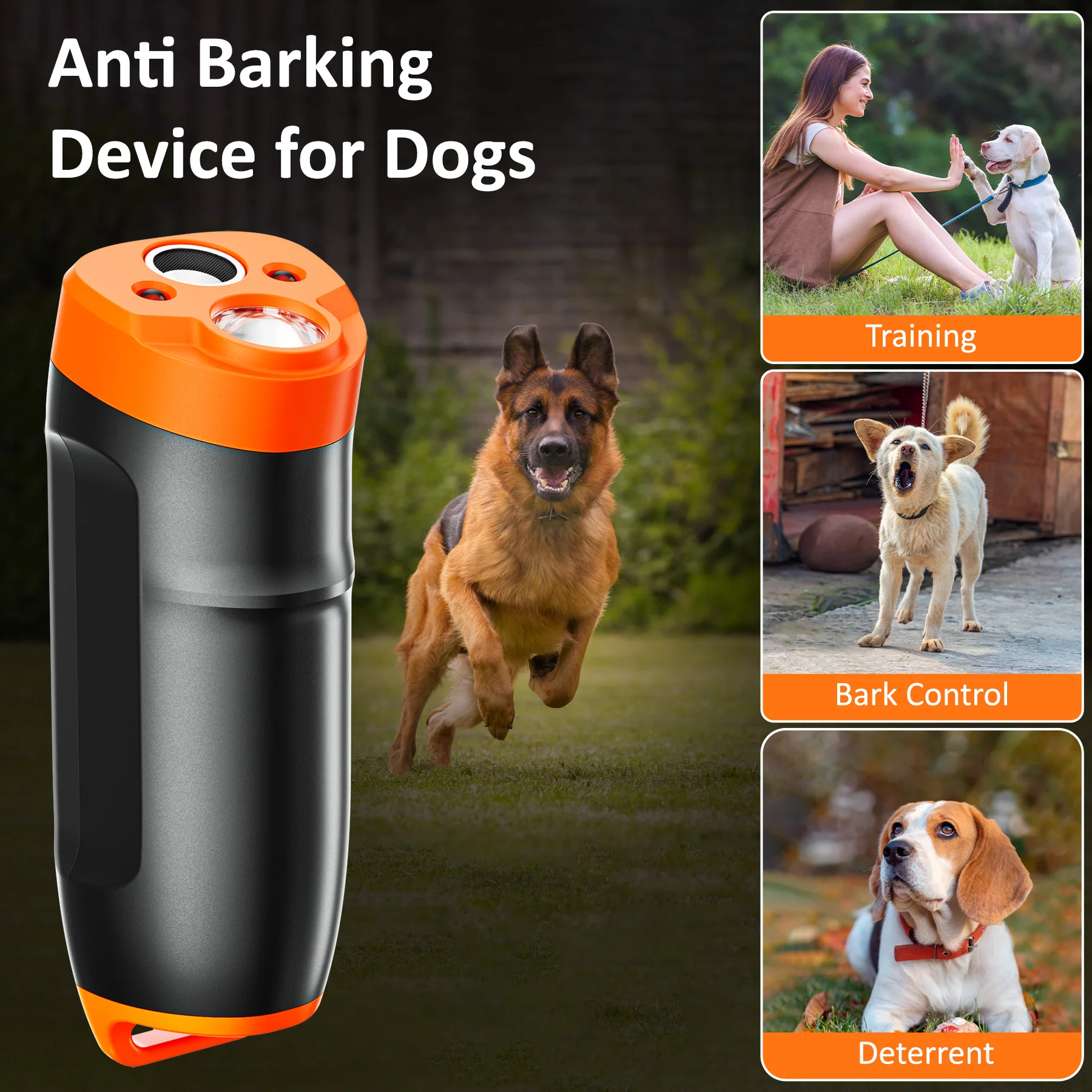

2026 DR01 Anti Barking Device Portable Ultrasonic Tool Rechargeable Safe for Dogs and Humans Ideal for Outdoor and Indoor Use