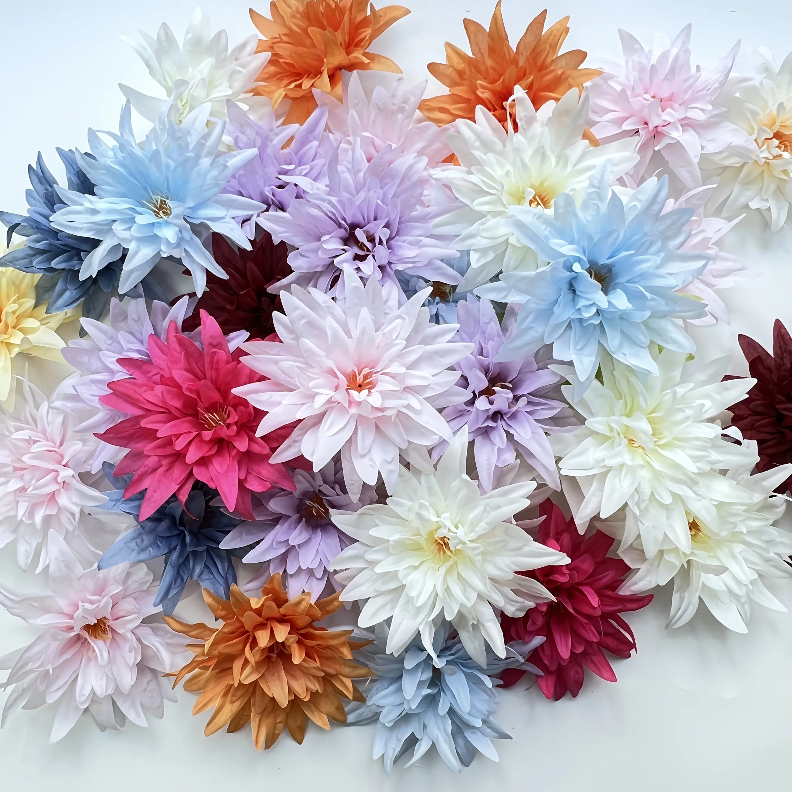 5/10 Uds. Cabezas de flores artificiales 11CM flores falsas para decoración del hogar suministros de fiesta decoración de matrimonio accesorios de regalos DIY