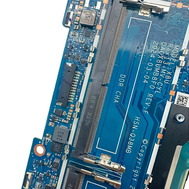 

DA0X8UMB8F0 Original N96510-601 N96507-601 For HP EliteBook 630 G11 Laptop Motherboard NSN-Q38MB HSN-Q38C U7 CPU ed