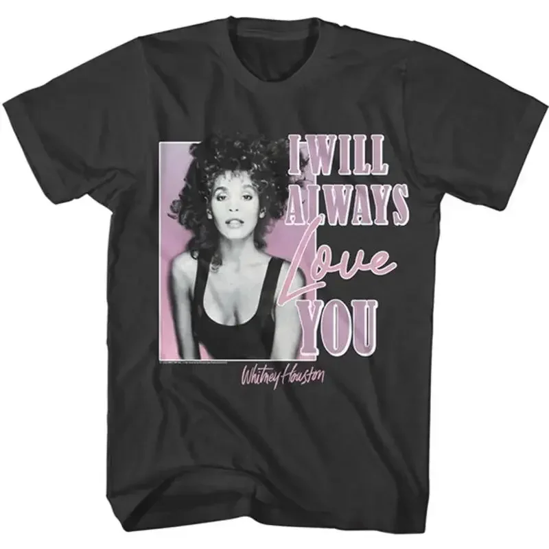 Whitney Houston I Will Always Love You Men's T Shirt R B Pop Music Merch