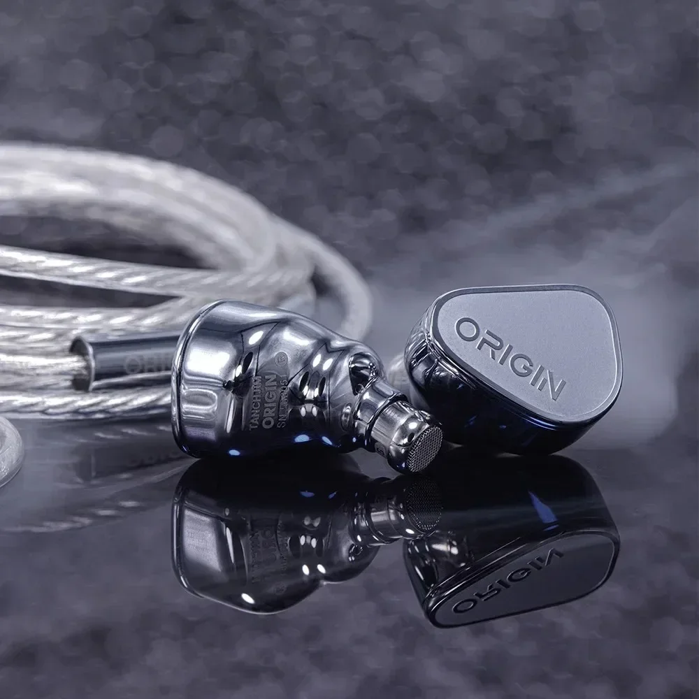 

TANCHJIM Origin DMT5 Dynamic Driver HiFi In-Ear Wired Earphones Diaphragm IEMs Monitor Headphone with Detachable Cable