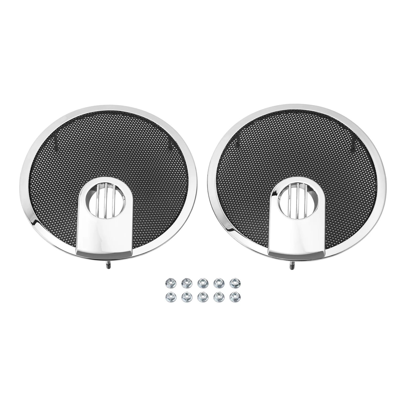

Saddlebag Lid Speaker Grills Covers Fit For Indian Roadmaster 2015-2024 Chieftain 2014-2018 Springfield Dark Horse 2018-2019