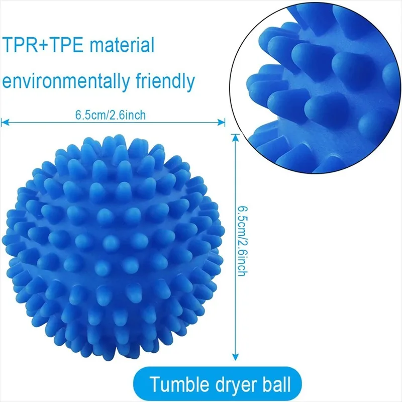 5/1Pcs Magic Laundry Balls For Washing Machine Reusable Anti-Winding Drying Fabric Softener Ball Household Laundry Cleaning Tool