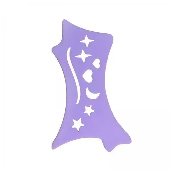 Multifunctional Silicone Eyeliner Stencils Reusable Eyebrow and Eyeshadow Applicator Tool for Colored Eye Looks