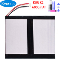 New 7.6V 6000mAh Laotop Tablet PC Battery For Kuu K2 TS142 Accumulator 10 PIN 7 Wires Plug