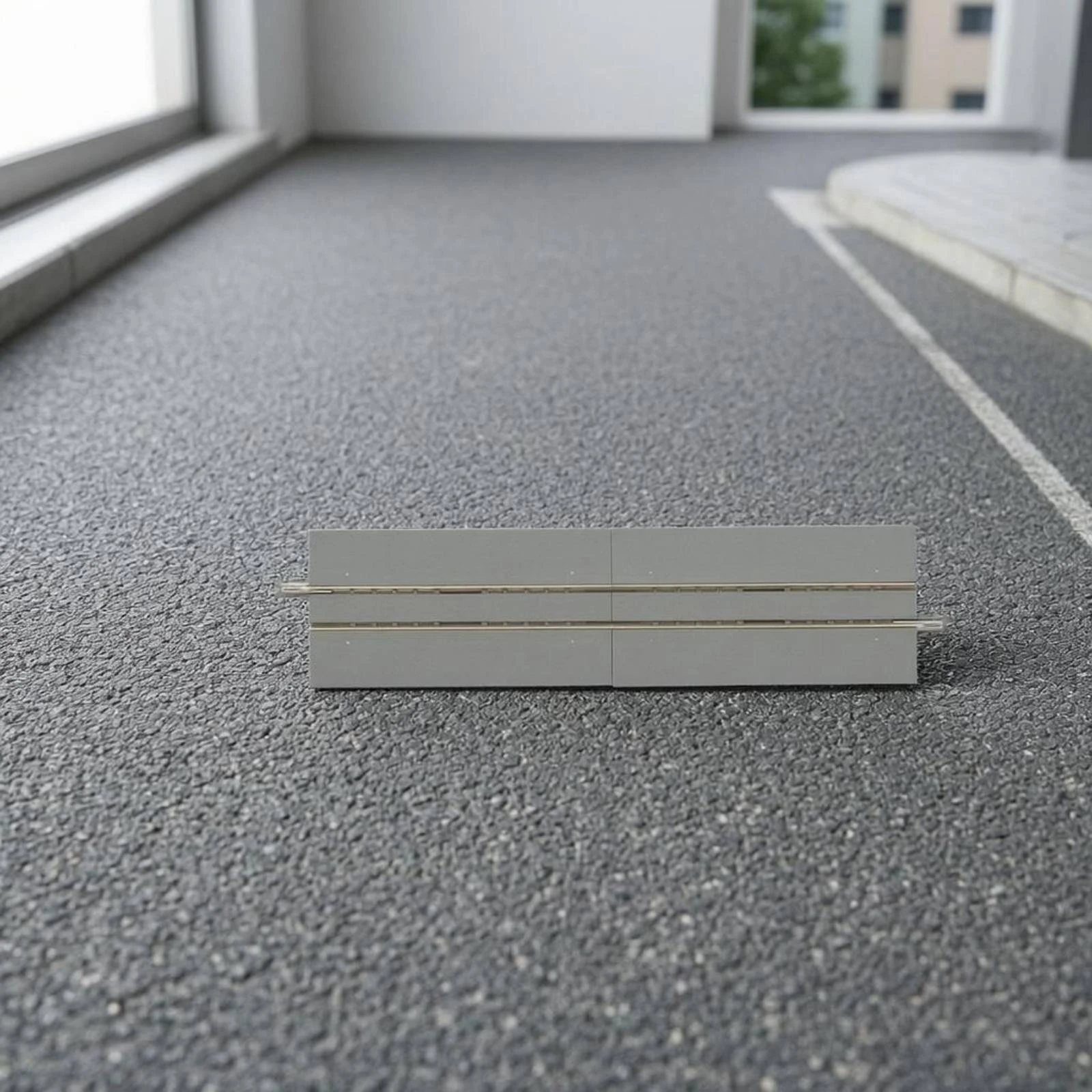 

Wide Tram Track Section Grey Straight Tram Track Model Train Part Long-Lasting Easy Locking Mechanism