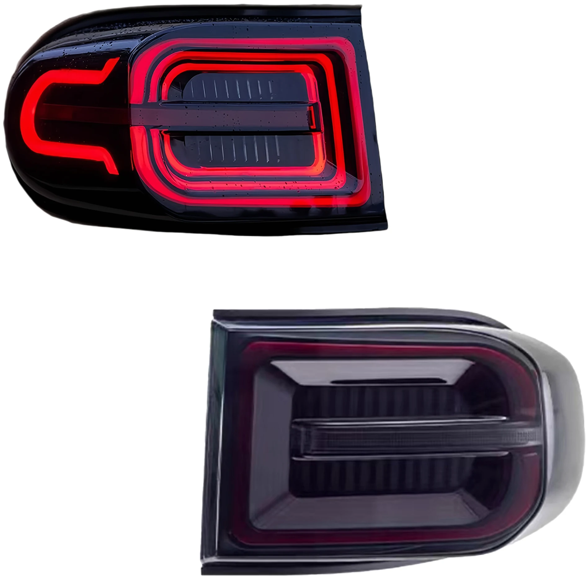 

LED Tail Lights for FJ Cruiser 2007-2017 - Smoked Lens, Sequential Turn Signals, Plug & Play