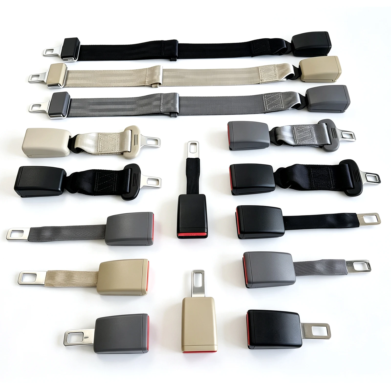 Cinto de segurança universal para carro, 23cm, extensão de cinto de segurança, fivela, clipe de cinto de segurança, extensor ajustável, alongamento universal para crianças
