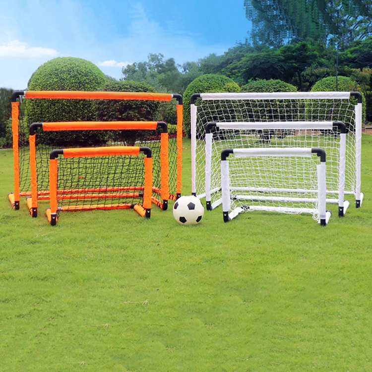 High Quality PVC Foldable Soccer Gates Portable Pop-Up Football Training Goal with Customizable Logo for Outdoor Sportspromote s