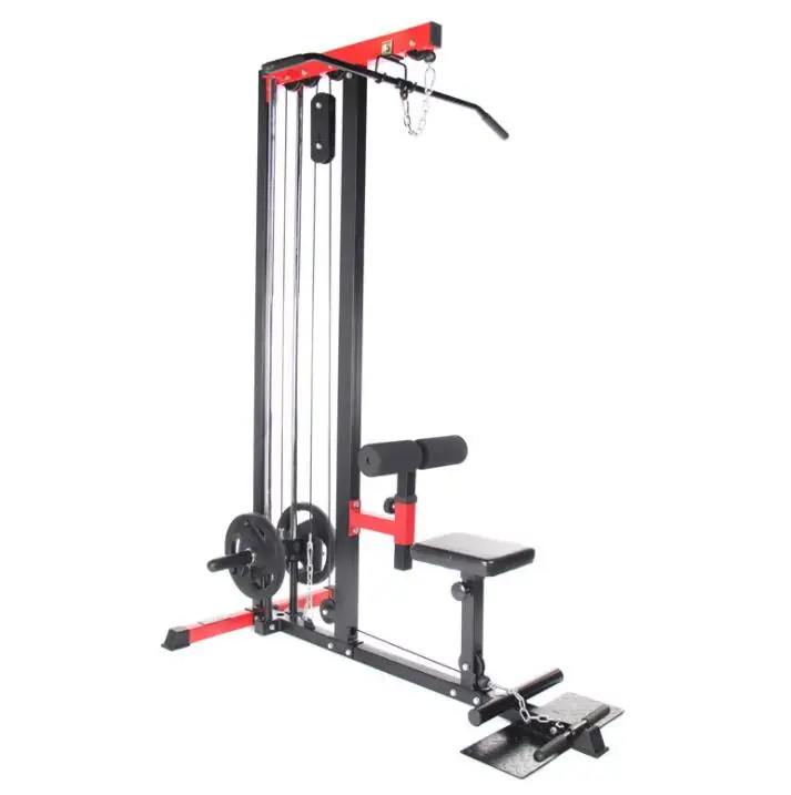 Equipo de fitness nuevo 2 en 1 de fila baja Lat Pull Down Cable máquina de ejercicio gimnasio RUIBU-2010
