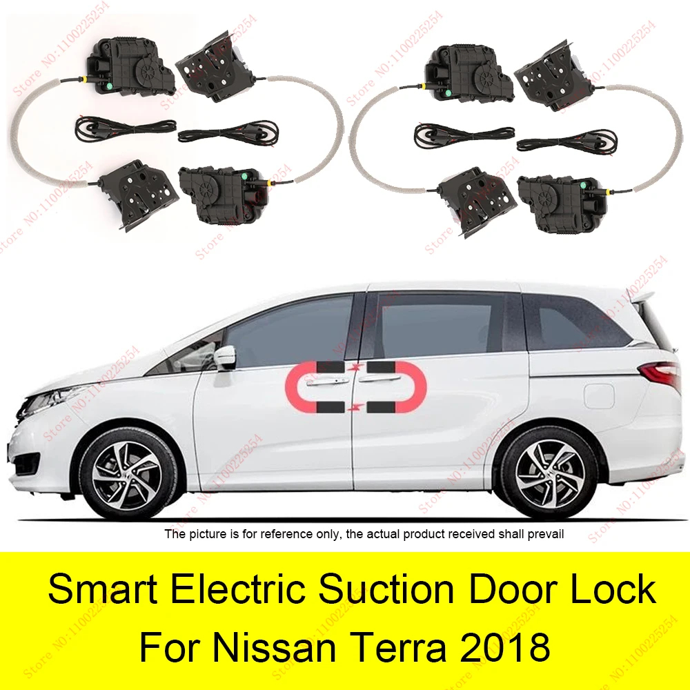 Smart Auto Car Electric Suction Door Lock for Nissan Terra 2018- Soft Close Super Silence Self-priming Door