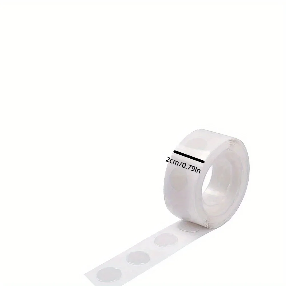 100/1000 Dot Double Sided Adhesive Poster Clear Glue Point Tape Round No Traces Strong Adhesive Sticker Waterproof For Craft DIY