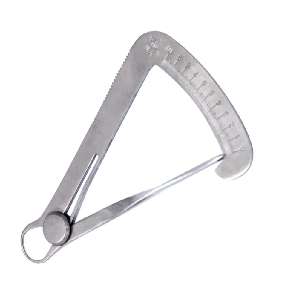 1pcs 0-10mm Caliper Measuring Instrument Tool Triangular Dental Gauge Caliper Dental Thickness Measuring Instrument Hand Tools