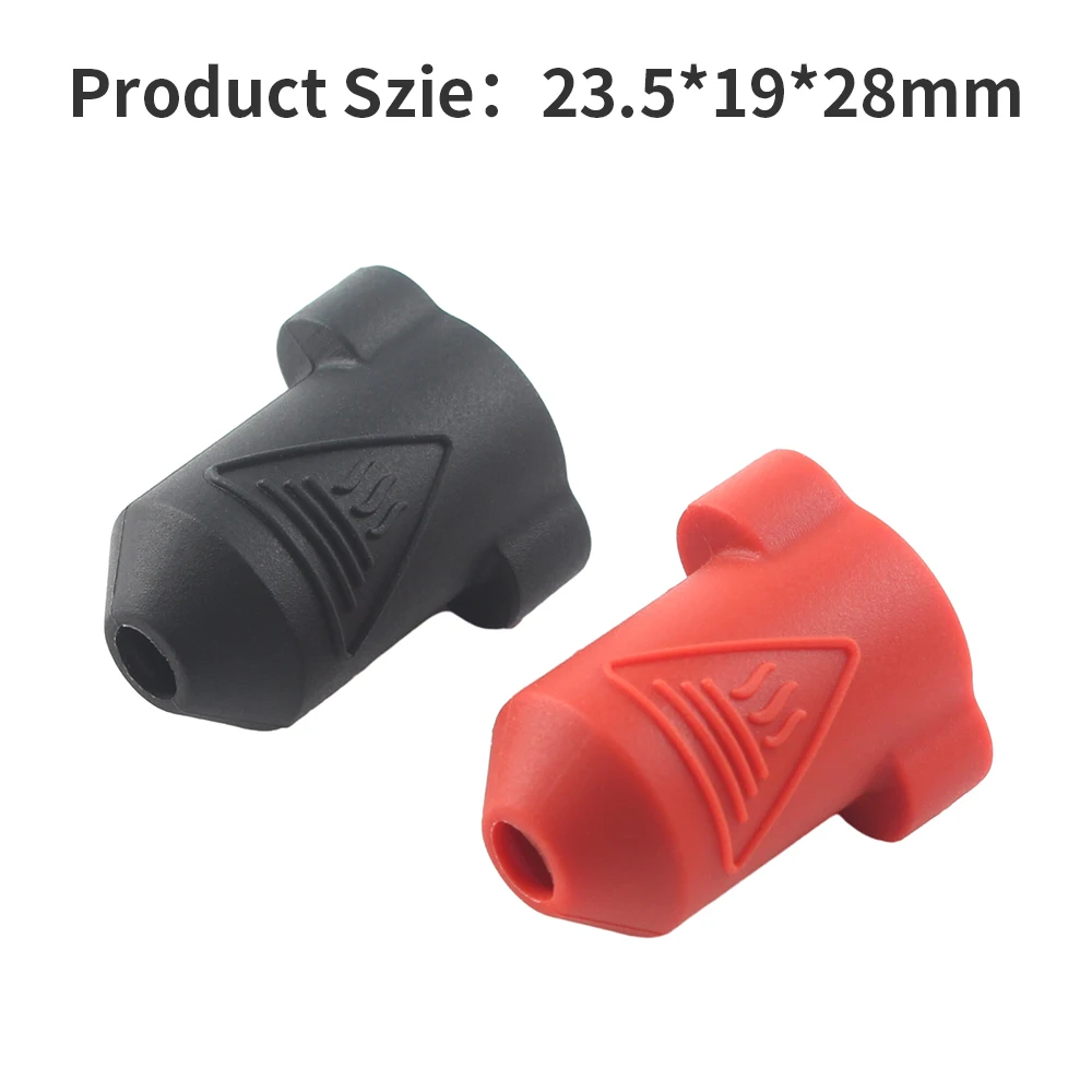 2/5pcs Black Red Silicone Socks K1 Hotend Heat Insulation Case Cover  For Creality K1/K1Max Ceramic Heating Block Kit