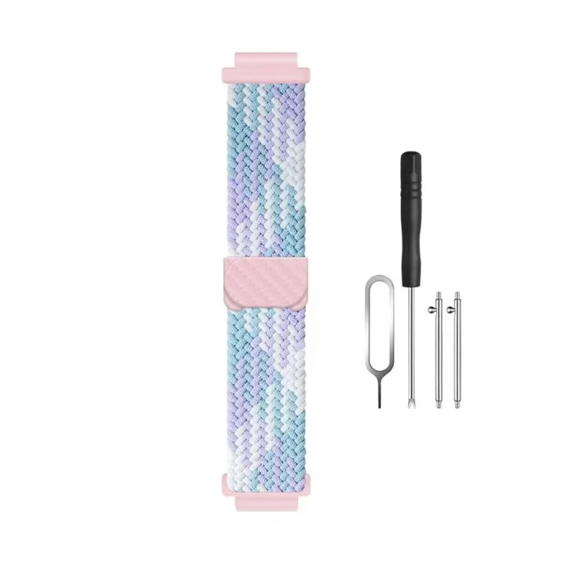 Kids Replacement Watch Band with Textured Strap and Tool Set