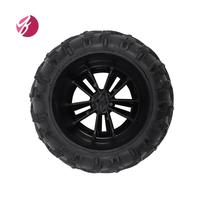 A12F-4Pcs 80X45mm Tire Wheel Tyre Parts Accessories For Hosim Xinlehong Q901 Q902 Q903 9130 9136 9137 9138 1/16 RC Car Spare Par