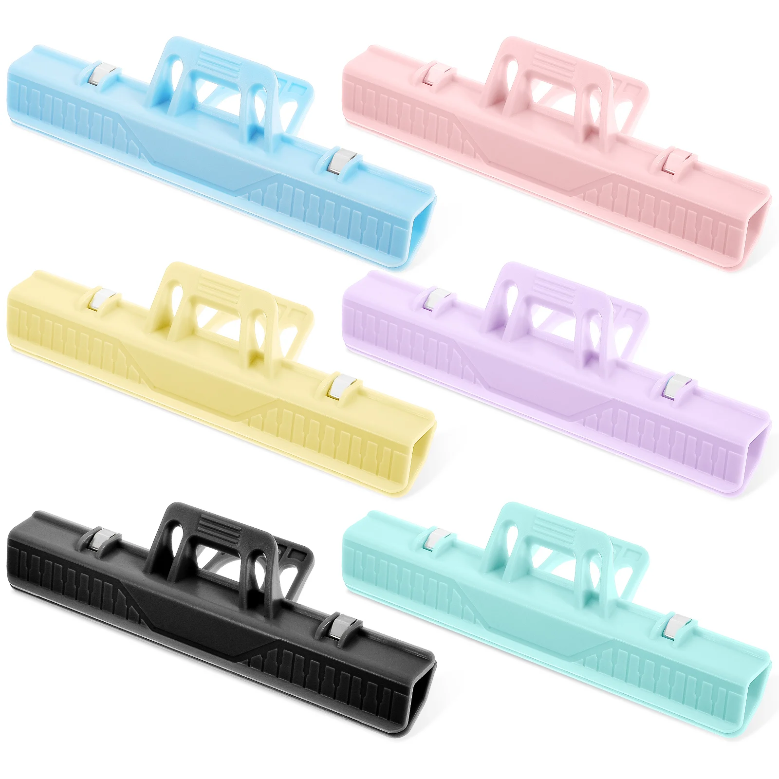 

6 Pcs Sheet Music Clip Holders Paper Book Page Organizers Paperclip Abs Note Clips Sturdy