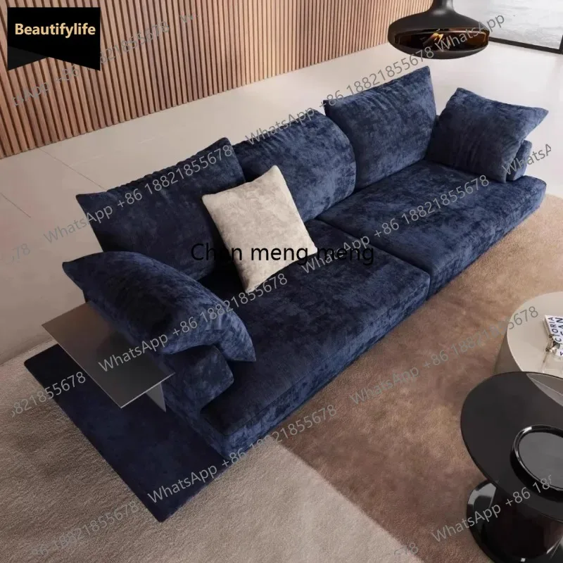 D80 Craft Designer Living Room Sofas European Lazy Soft Modern Living Room Sofas Lounge Black Nordic Salon Divano Hotel Furnitur