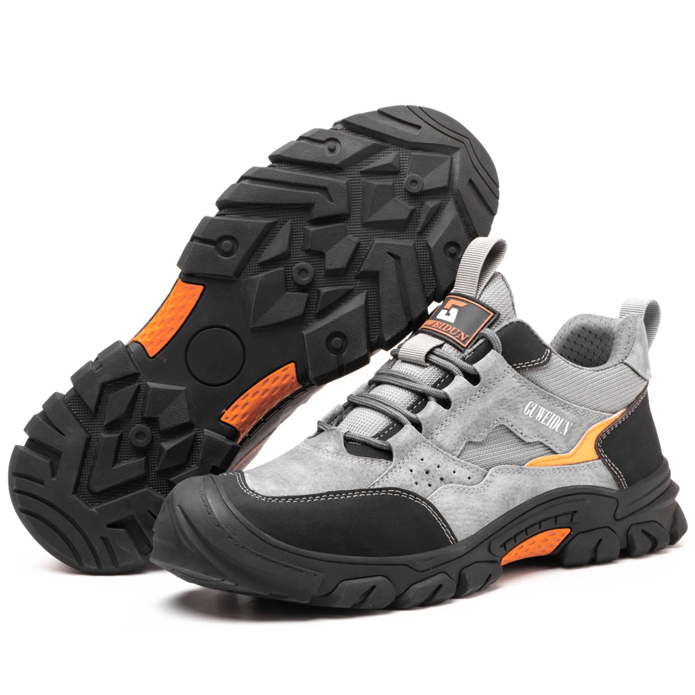 Men's Anti Smashing Anti Stabbing Safety Shoes Wear-resistant Construction Site Work Shoes Wear Resistant Indestructible Shoes