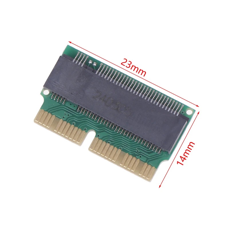 1PC Für M.2 NVMe PCI-E M2 SSD Konverter Karte Macbook SSD Adapter Für Telefon Macbook Air Pro 2013-2017 A1466 A1502