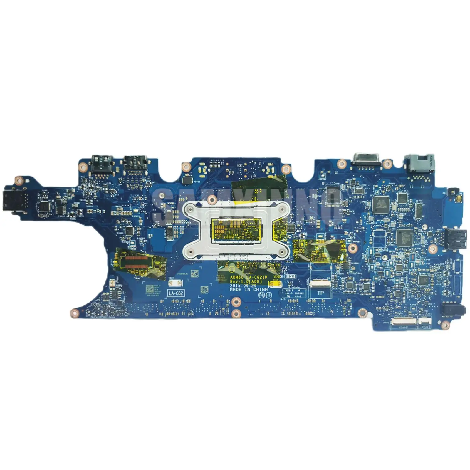 Imagem -02 - para Notebook Dell Latitude 5270 E5270 Placa-mãe para Notebook com i3 i5 i7 6th Gen Cpu 6fyd8 9fgfd T78nh La-c621p