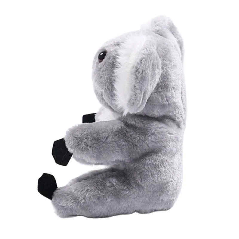 Animal Koala Shaped Golf Club Head Covers for Driver Fairway Putter Headcover Protector Plush Koala Golf Accessories Gray