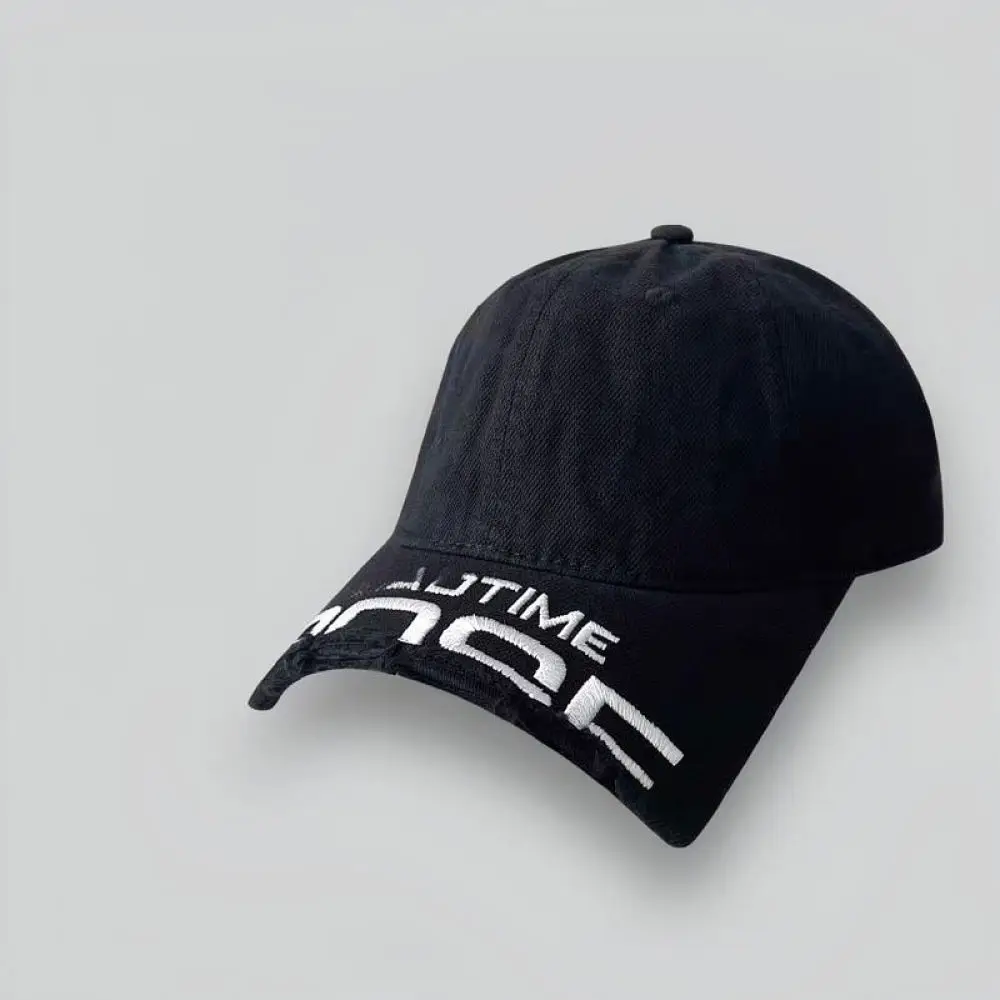Unisex Broken Brim Baseball Cap Vintage Washed Cotton Street Style Soft Top Sunshade Breathable Personality Fashion Hat view 2