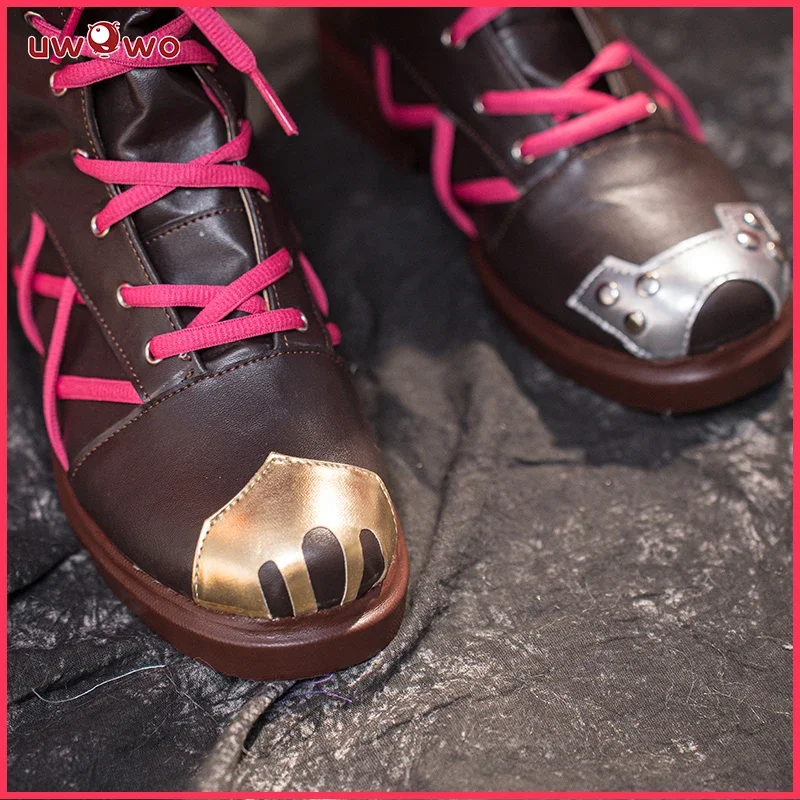 SN55UWOWO Gioco League of Legends Cosplay LOL Cos Jinx Scarpe Cosplay LOL Arcane Young Ver Jinx Scarpe $ 5Q @ 1