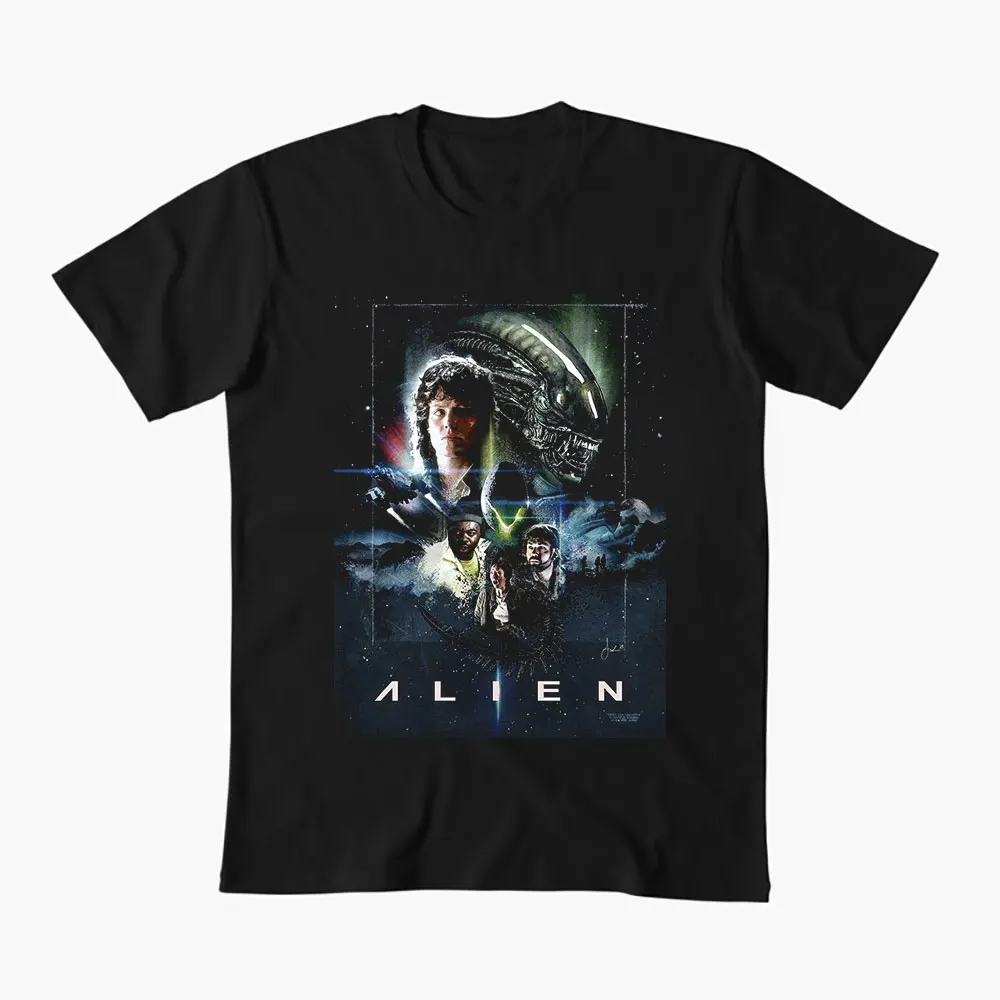 

Vintage Alien Ellen Ripley Retro Sic-fi Alien Gift T-Shirt Xenomorph Graphic Clothes All size Tops S-6XL 100% cotton printed tee