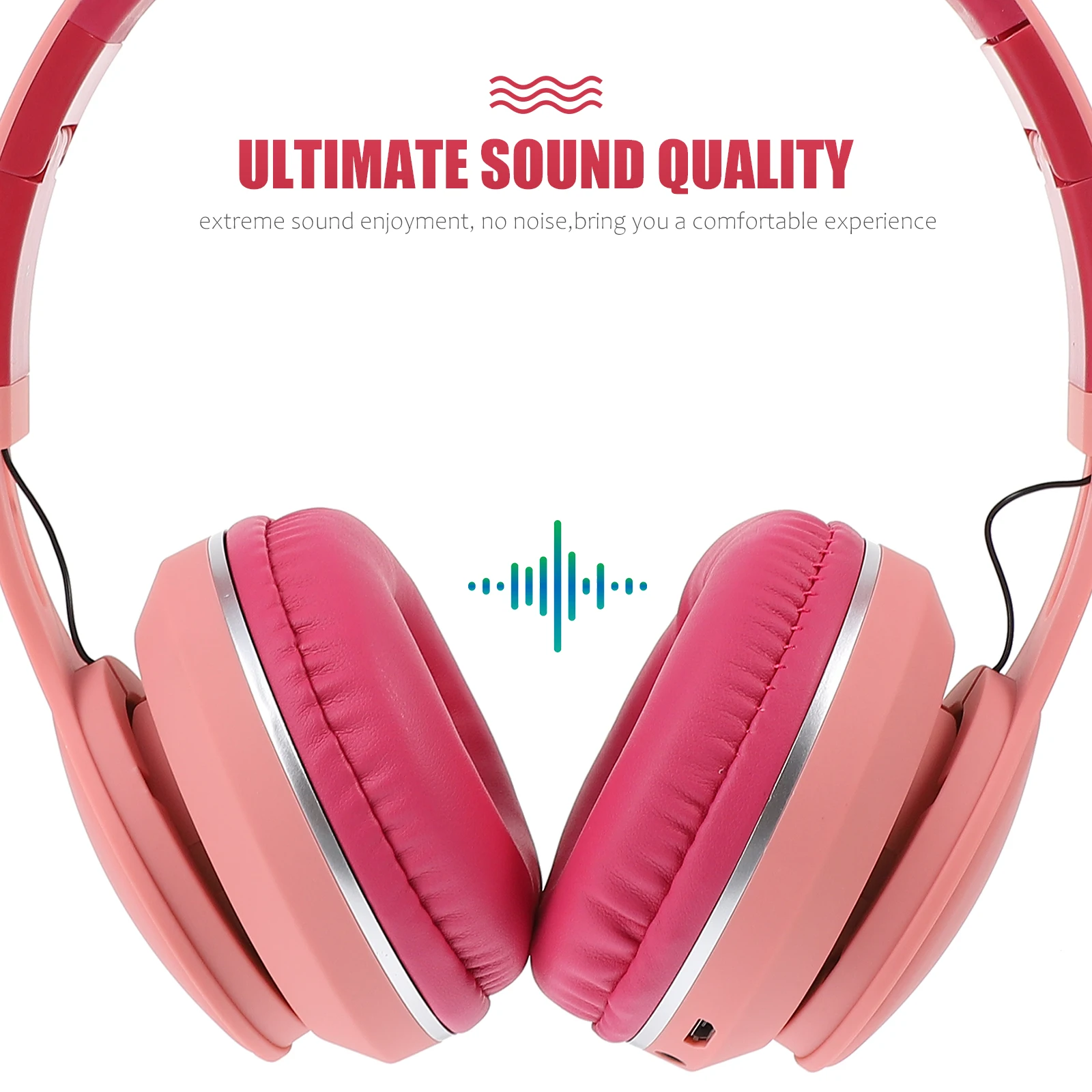 

1pc Cartoon Cat Ear Headphones Flashing Led Glowing Wireless Kids Ear Headset Adjustable For Children Adults Gift Use