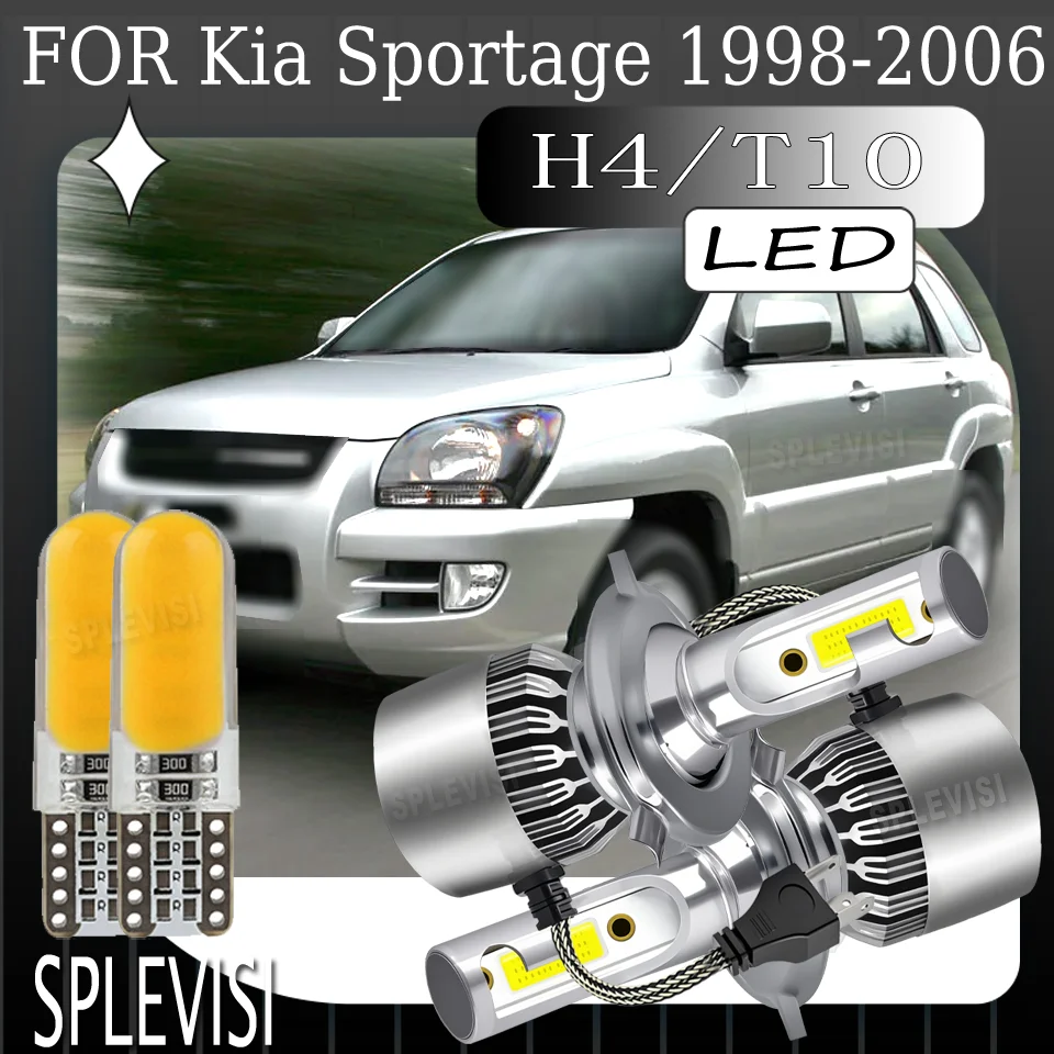 

Wide Illumination Weatherproof Shockproof 9003 H4 LED headlight For Kia Sportage 1998 1999 2000 2001 2002 2003 2004 2005 2006