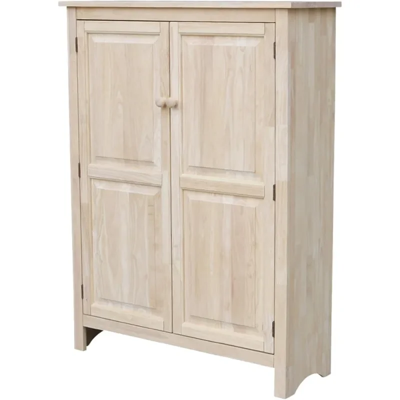 IC International Concepts Double Jelly Cupboard-51 H Cupboard, 51-Inch, Unfinished Kitchen Cabinet  Kitchen Island