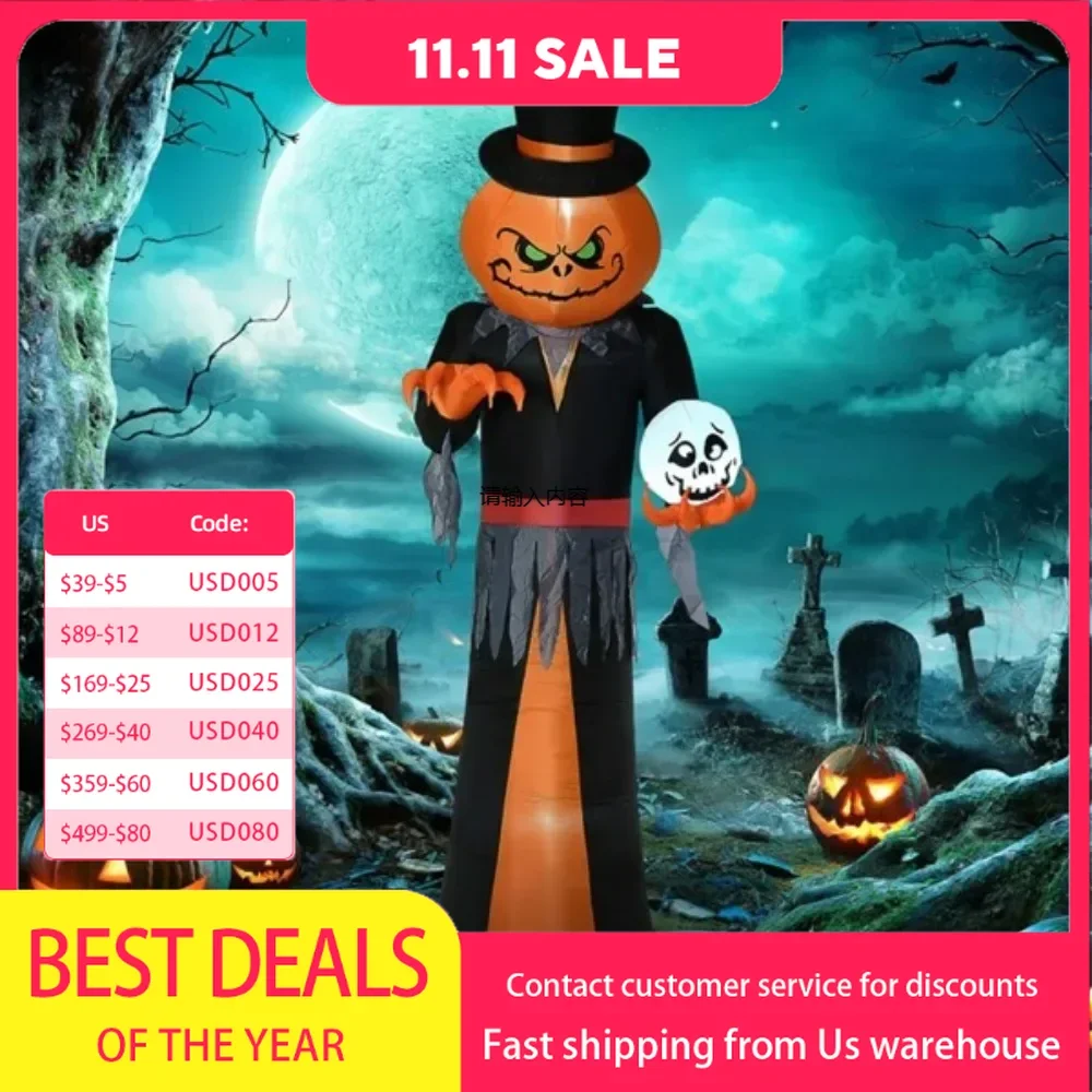 

Our pumpkin reaper with a skeleton skull brings a cohesive Halloween display together Halloween Decoration