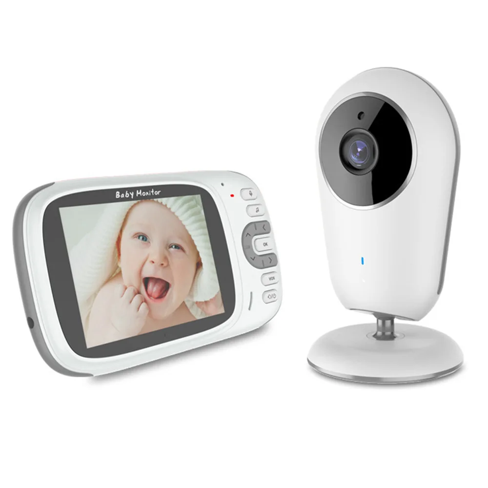 

New HD Smart Wireless Baby Monitor with Camera and Audio Night Vision 360° PTZ Monitoring Wifi Video Baby Sleep Monitors Camera