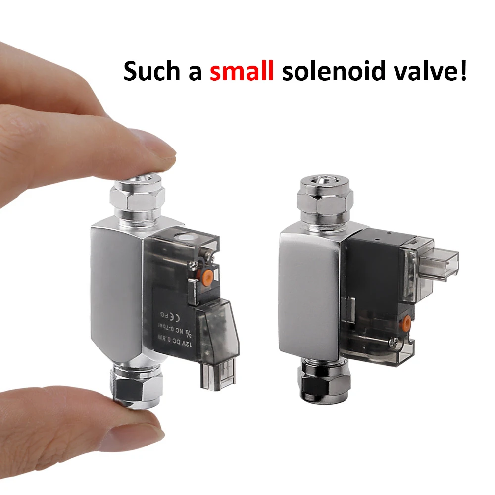Aquarium Solenoid Valve Regulator CO2 Electromagnetic Controller Mini Low Temperature Magnetic Valve For Fish Tank