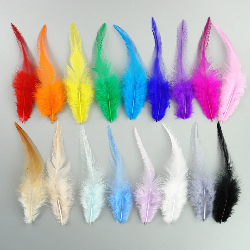 Wholesale Colored Chicken Feathers 10-15cm Natural Pheasant Plume for Needlework and Handicrafts DIY Dream Catcher Accessories