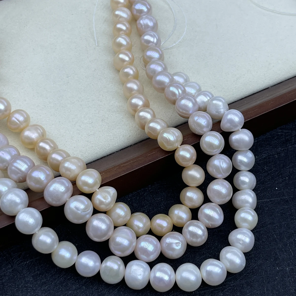 

AAA 10-11mm Potato-Shaped High-Quality Natural Freshwater Pearl Semi-Finished Beads for Jewelry Making DIY Necklace Accessories