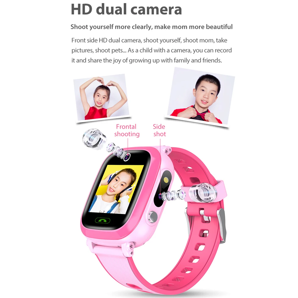 Kids Smart Watch Boys Girls Wristband GSM SIM Unlocked Phone Calling SOS Call Voice Talking Remote Control For Smartphones