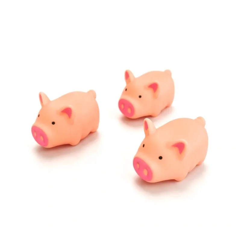 Three Little Pigs Magic Trick Squeaky Rubber Pig Gimmick Funny Comedy Magic Props Close Up Street Magic Trick for Magicians