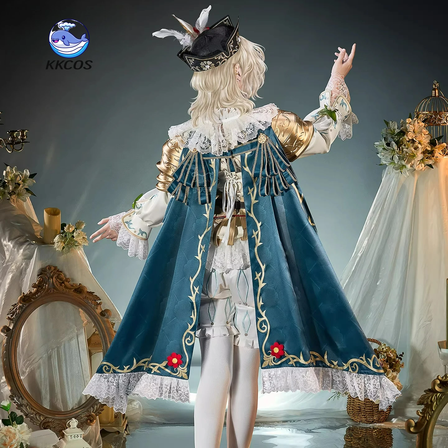 

Game Cosplay Series:Identity V-Grave Keeper (Andrew Kreiss)Half-Elf Knight (Erwin) Cosplay gorgeous full set Costume KKcos