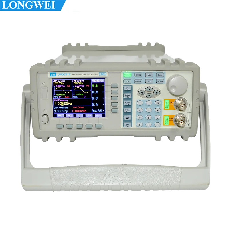 Longwei LWG-3010 DDS Function Signal Generator 10MHz Digital Synthesis Technology High Frequency Electronic Measuring Instrument