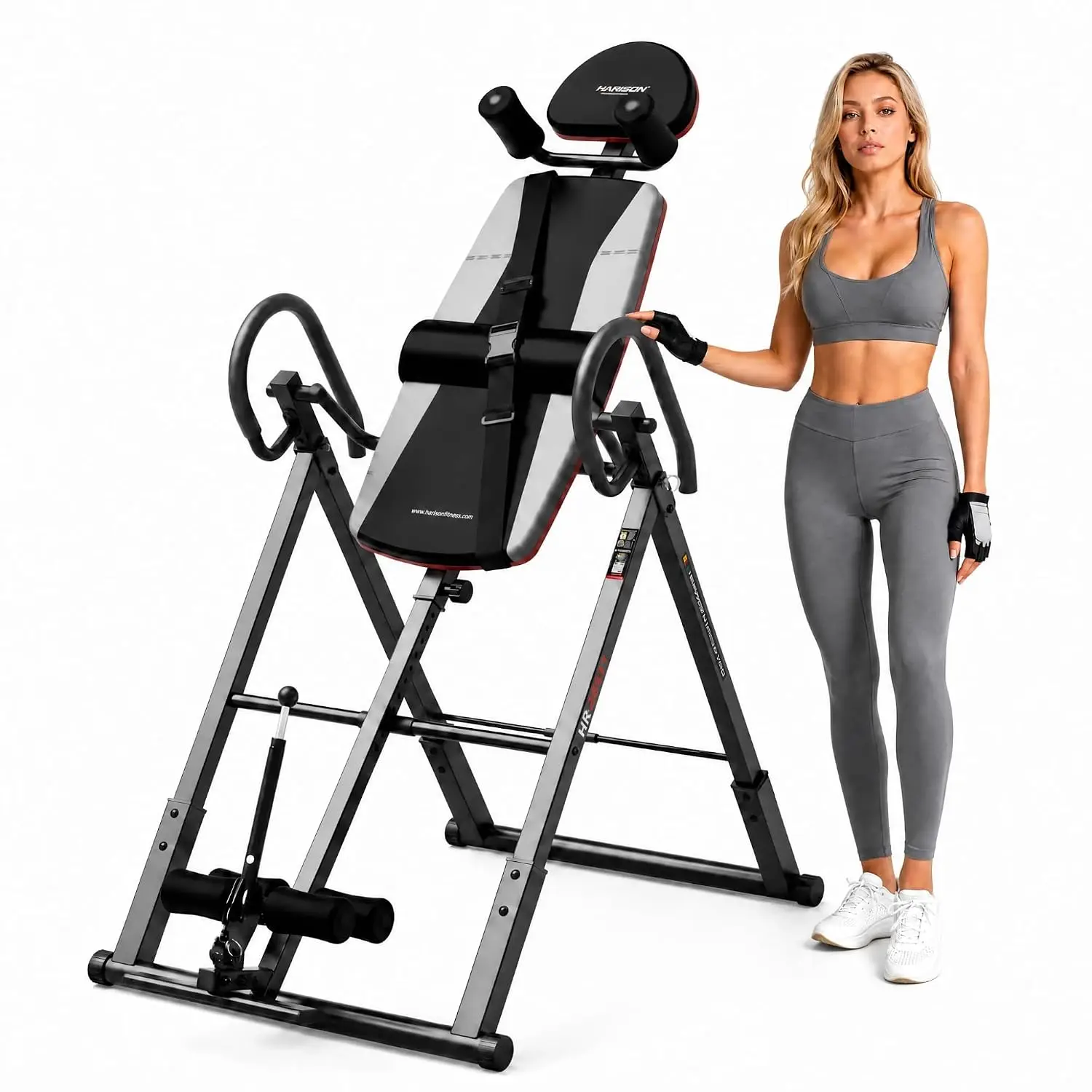 Inversion Table for Back Pain Relief - Decompression Back Stretcher, 350LBS Capacity Strength Training Inversion, Customized