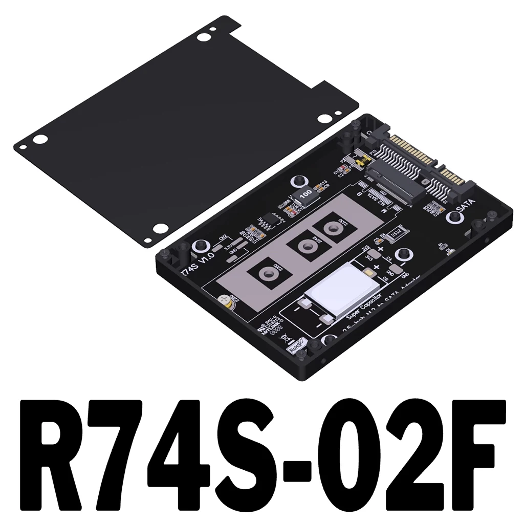 

M.2 for NVMe to U.2/U.3/SATA SSD SFF8639 Adapter Hard Drive BOX for 2230/2242/2260/2280 Ssd PCIe5.0 Gen4 SATA 3.0 6Gbps