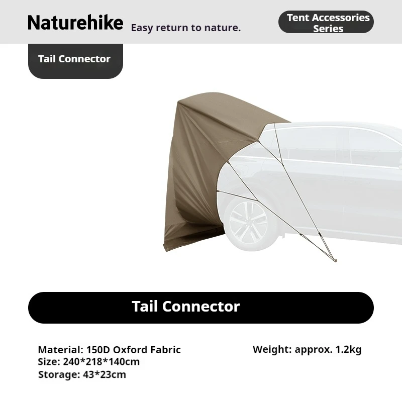 Naturehike Village 13 NEO Camping Tent Accessoires Benodigdheden Achterklepconnector & Tentomranding & TPU-deur & Cloud Realm Tentconnector